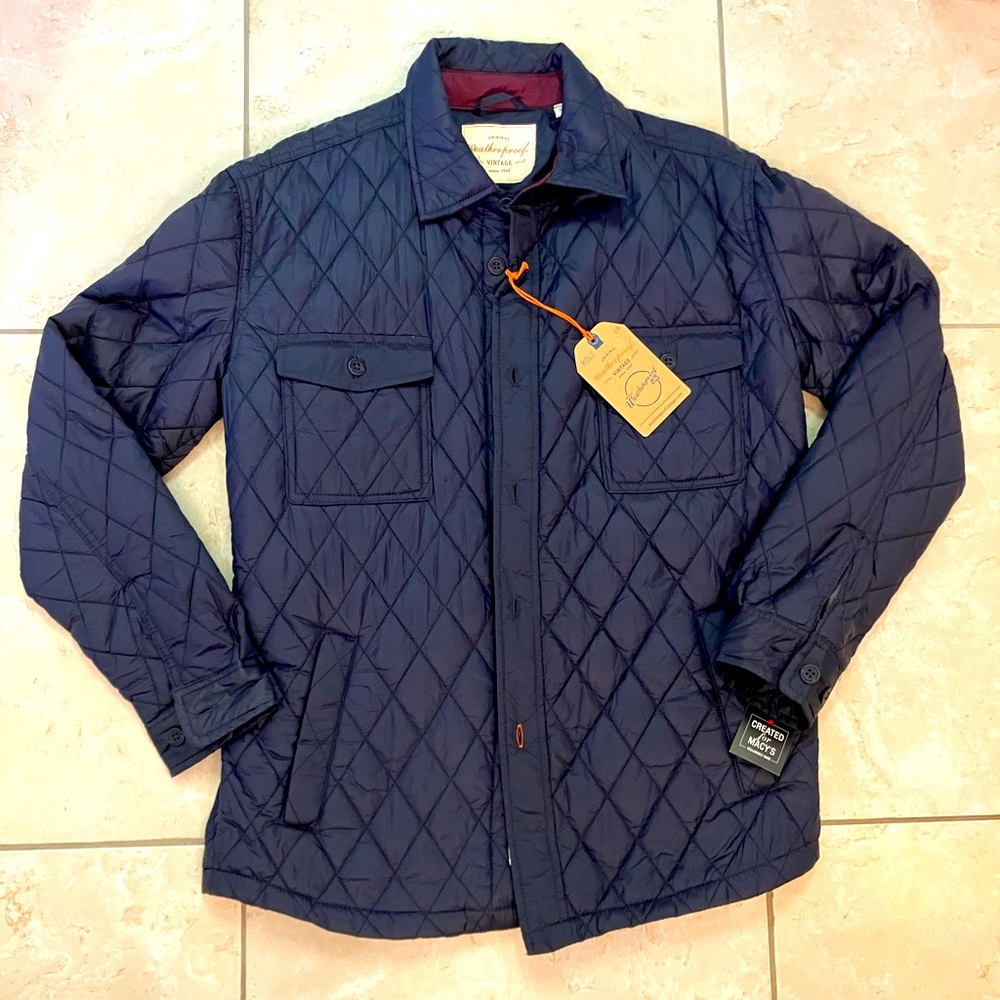 Men’s Weatherproof Vintage Diamond Quilted Jacket size S
